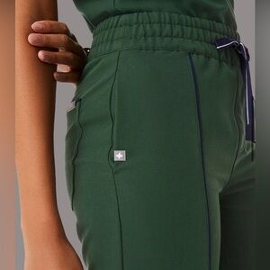 Figs Top and Pants- Catarina Petite Racing Top and Split hem Pants